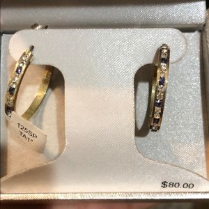 Never worn hoop earrings